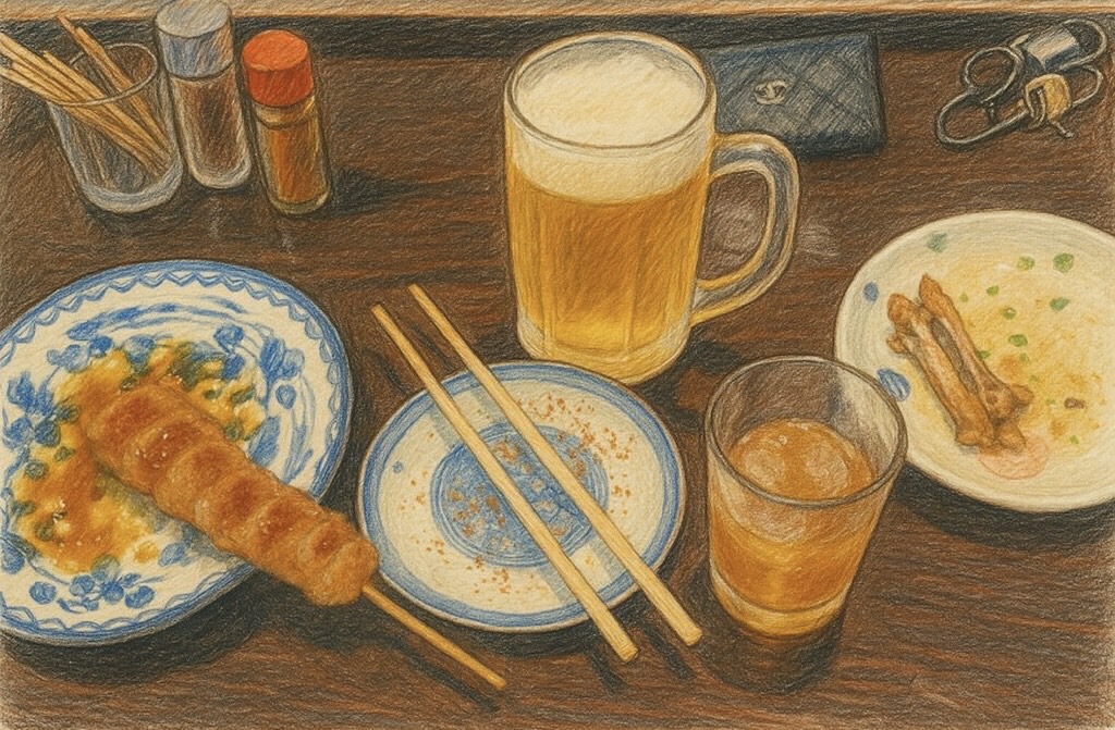 いつものご飯屋さんで久しぶりに